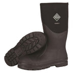 Muck Boots Unisex Chore Steel Toe Boots (MCHS000A) Black 