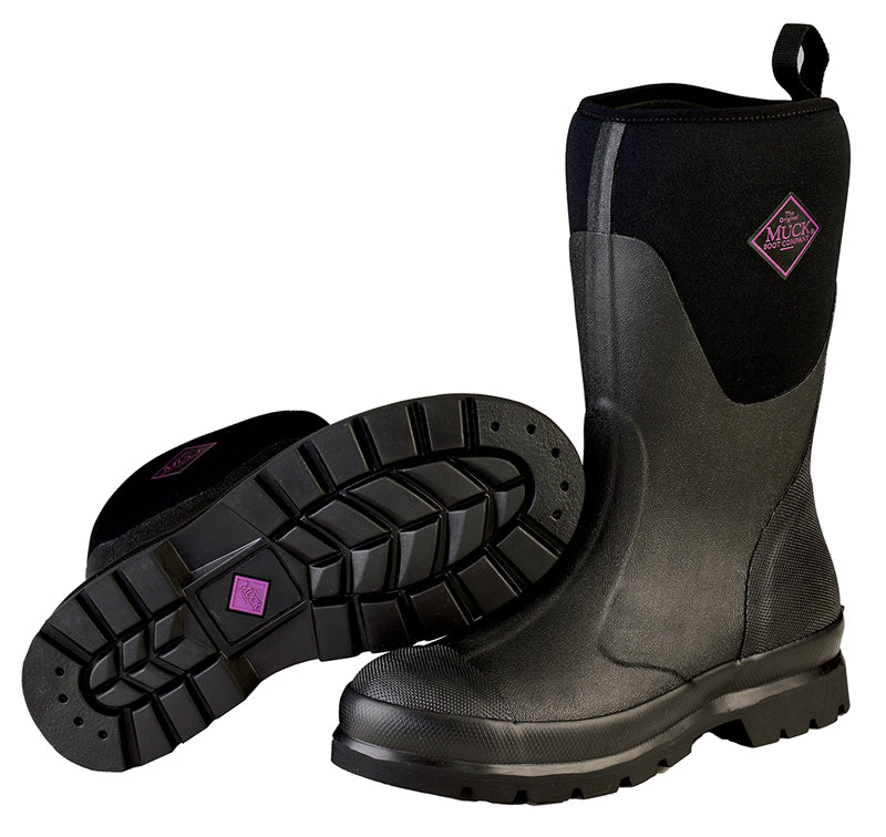 Muck Boots Womens Chore Mid Boots (MWCHM000) Black 