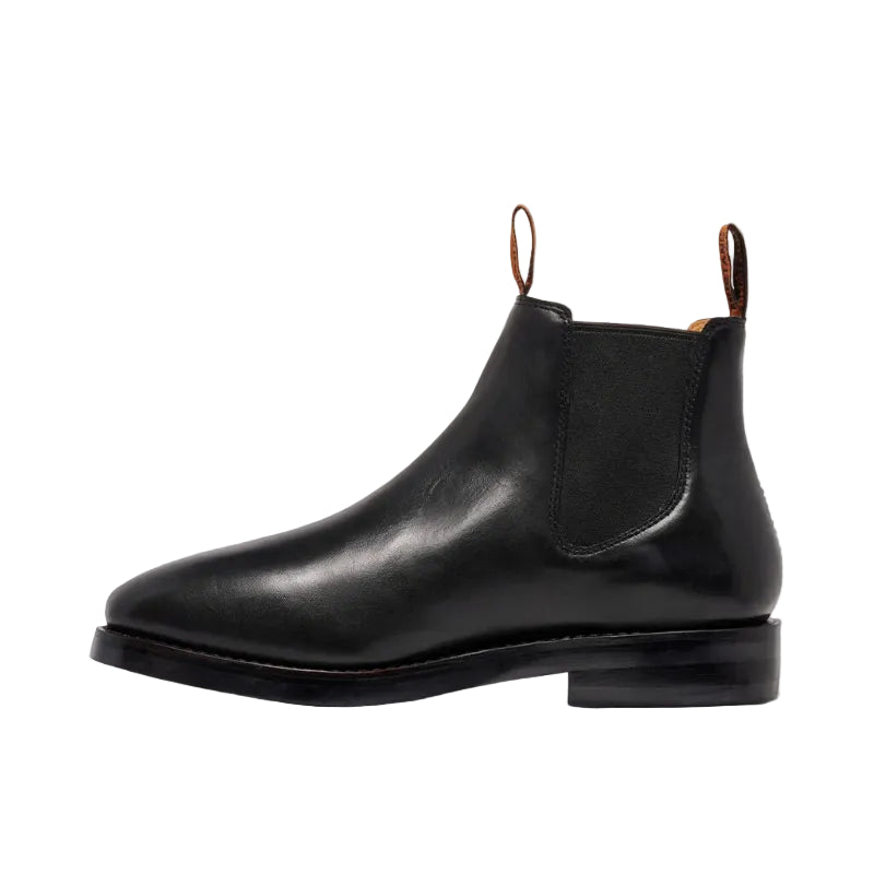 Mustang Mens Signature Pull-Up Leather Boots (Y61061) Black
