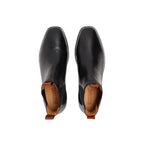 Mustang Mens Signature Pull-Up Leather Boots (Y61061) Black