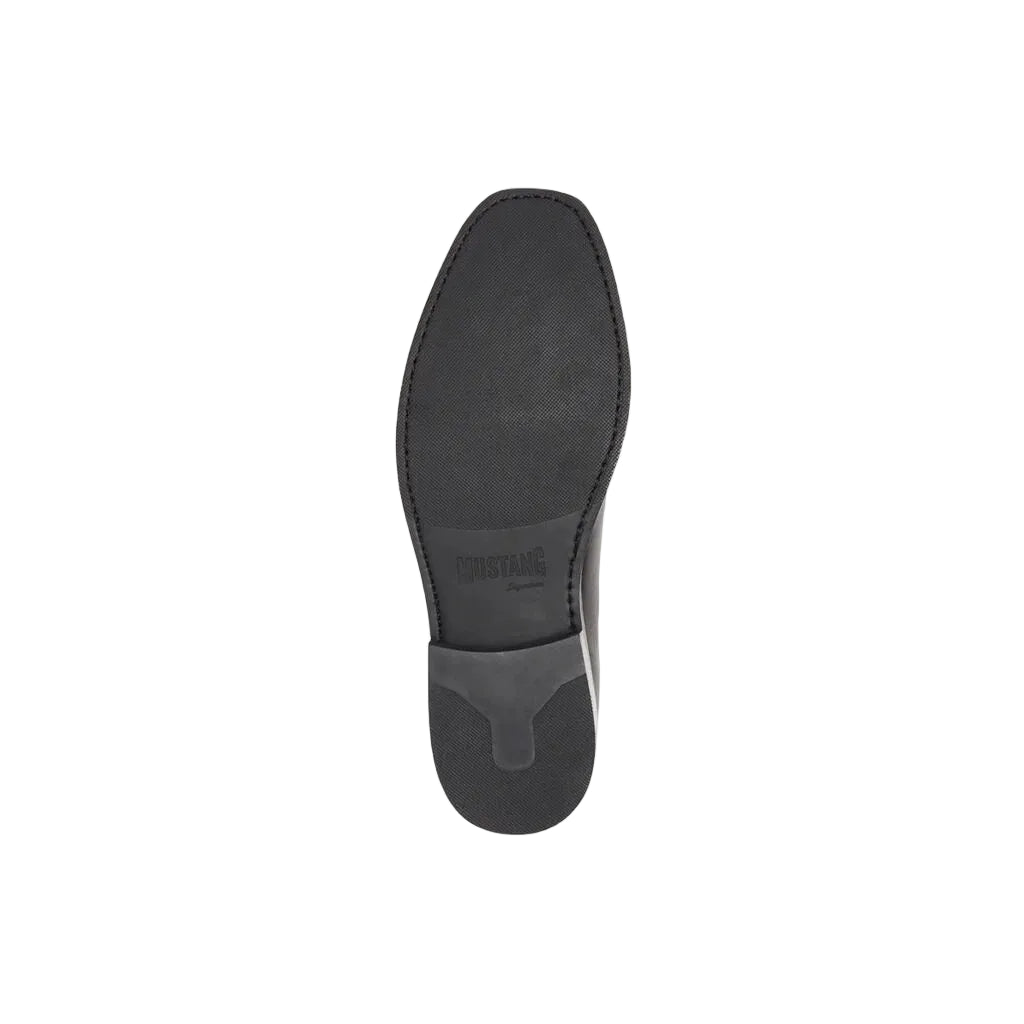 Mustang Mens Signature Pull-Up Leather Boots (Y61061) Black