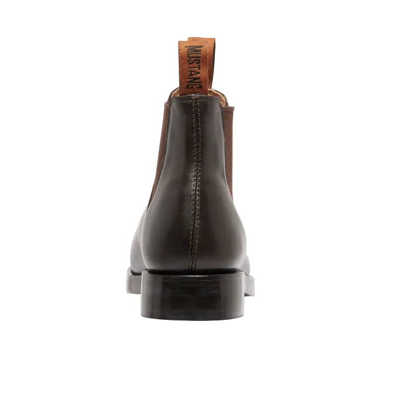 Mustang Mens Signature Pull-Up Leather Boots (Y61062) Brown