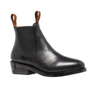 Mustang Womens Signature Pull-Up Leather Boots (Y61064) Black