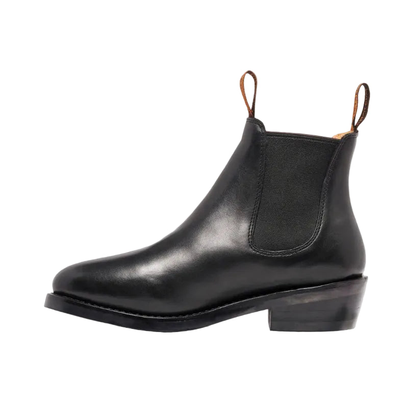 Mustang Womens Signature Pull-Up Leather Boots (Y61064) Black