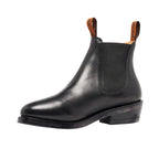 Mustang Womens Signature Pull-Up Leather Boots (Y61064) Black