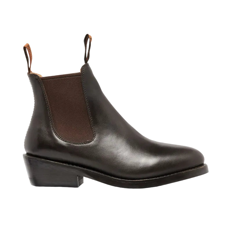 Mustang Womens Signature Pull-Up Leather Boots (Y61065) Brown