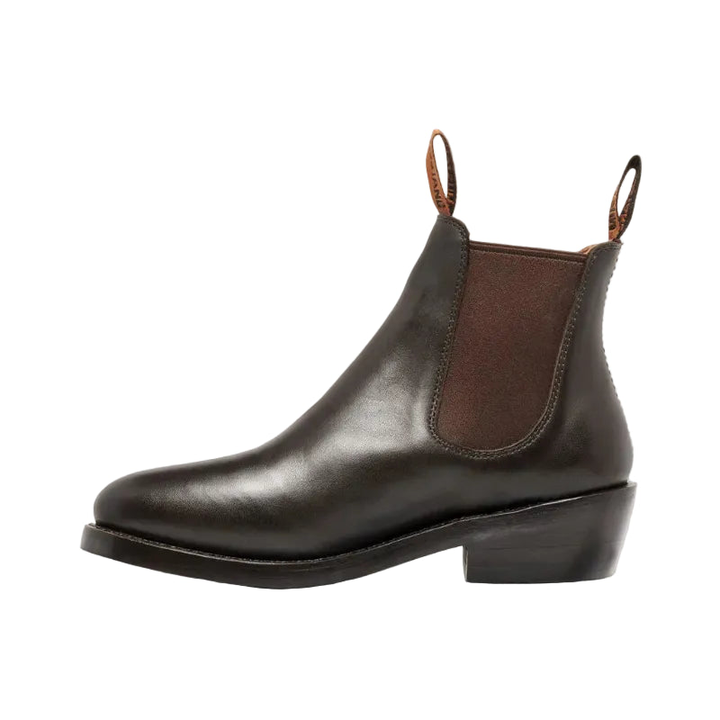 Mustang Womens Signature Pull-Up Leather Boots (Y61065) Brown