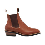 Mustang Womens Signature Pull-Up Leather Boots (Y61066) Tan