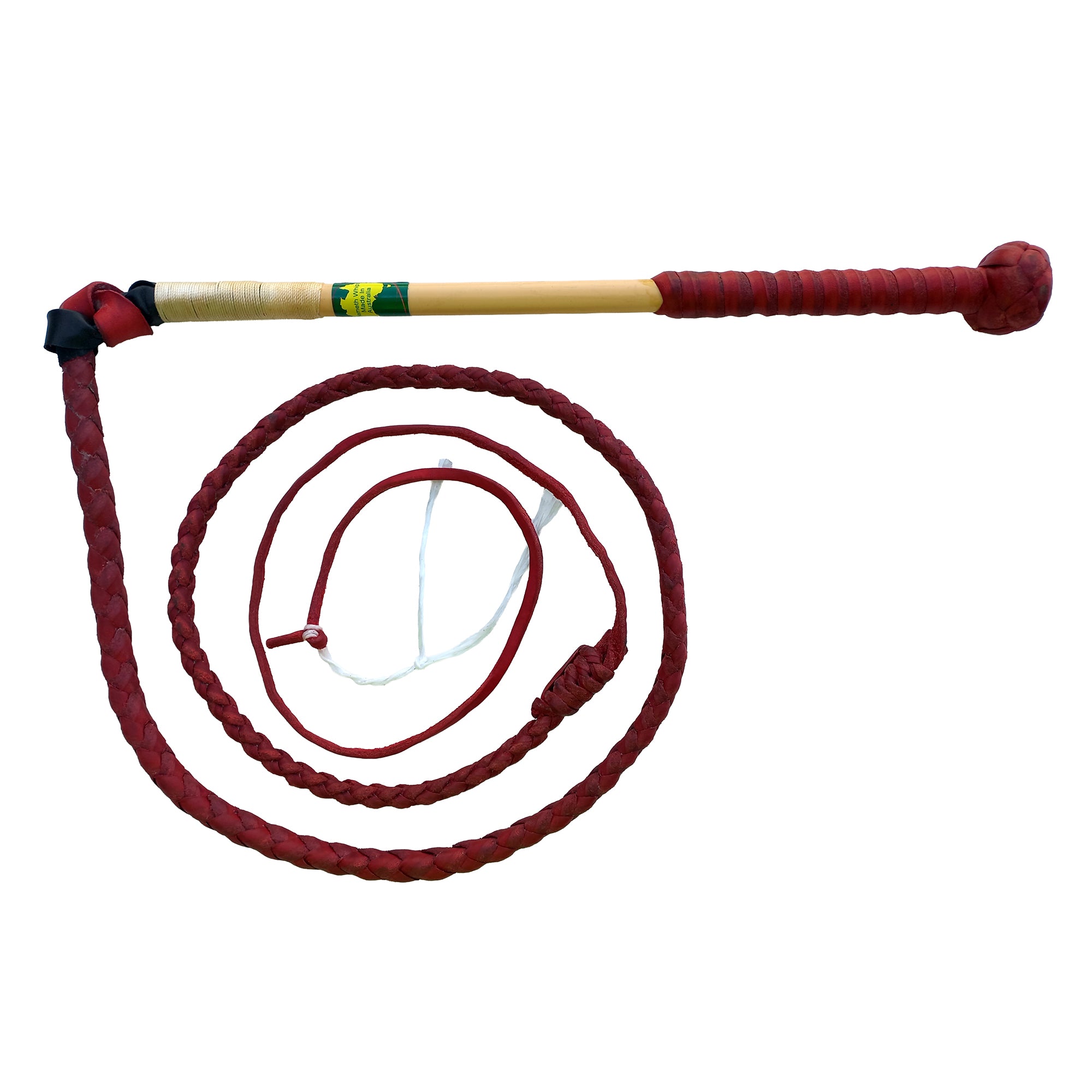 Nemeth Childrens Redhide Whip 4ft 4 Plait, with Youth Handle