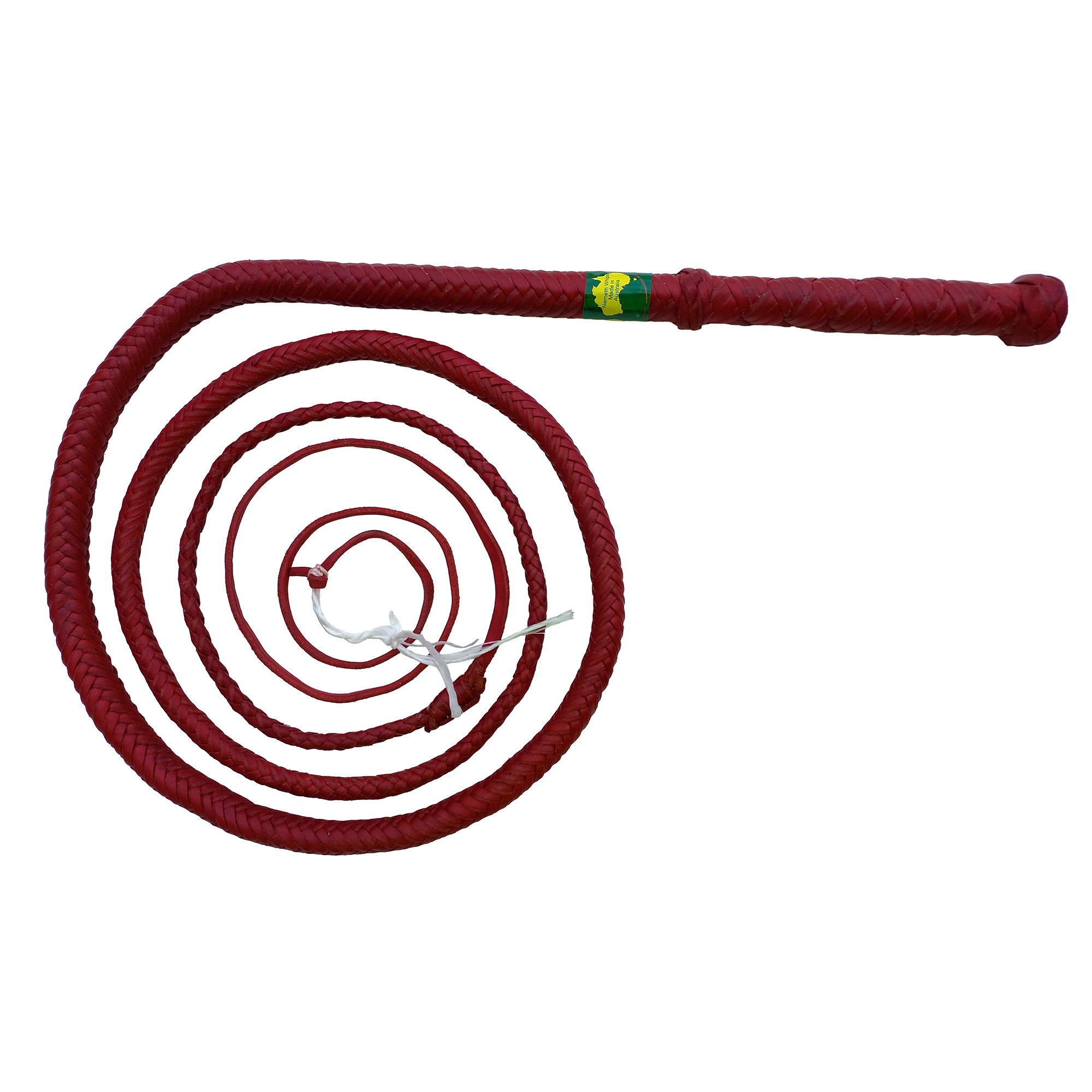 Nemeth 12 Plait Redhide Bullwhip