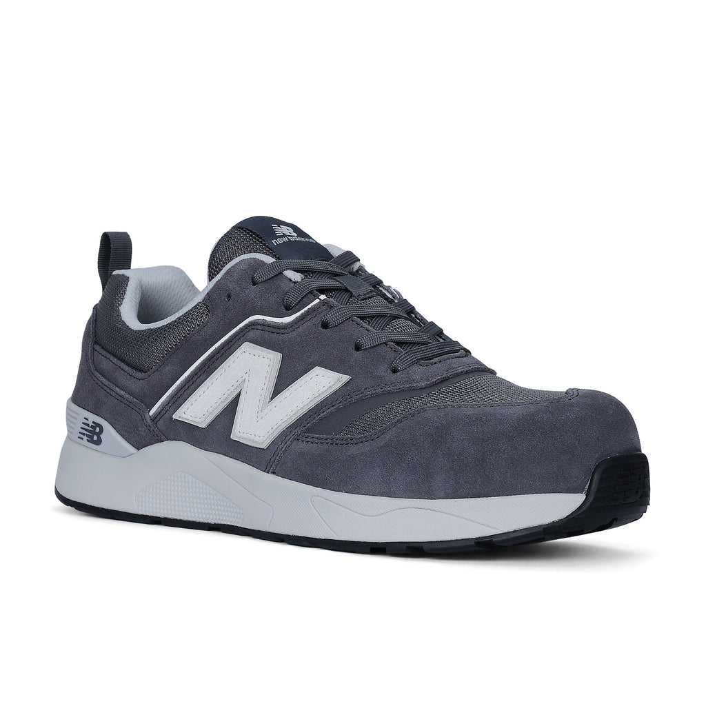 New Balance Mens Elite Lite Sneakers (MEELCAP) Grey/White