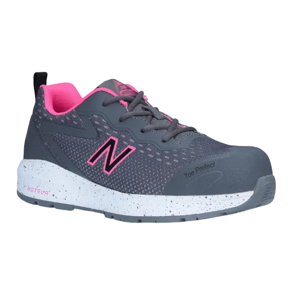 New Balance Womens Logic Composite Toe Shoes (WIDLOGI) Grey/Pink