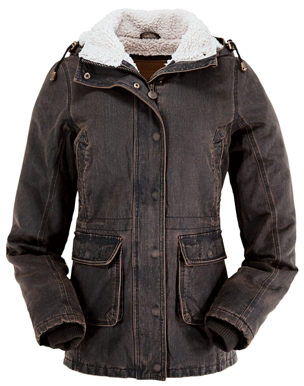 Outback Trading Womens Woodbury Jacket (2864) Brown 1XL  [GD]