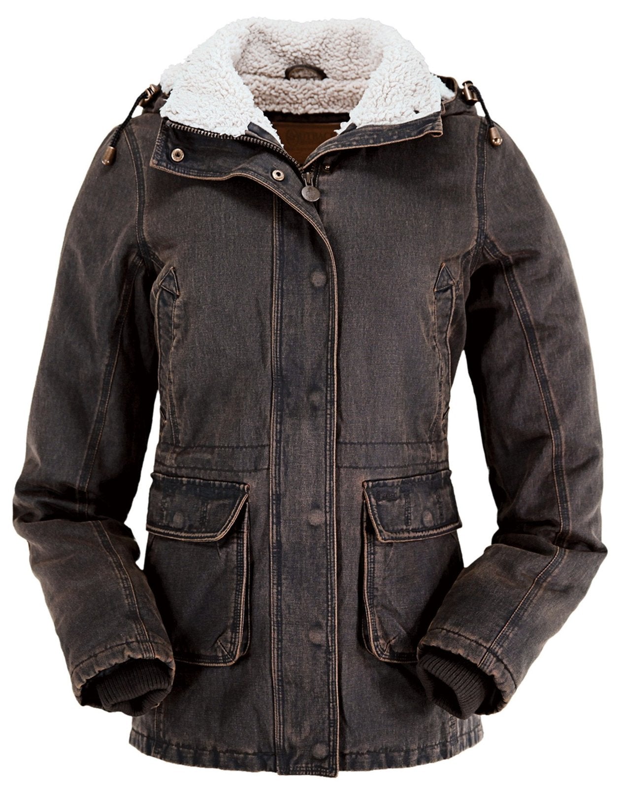 Outback Trading Womens Woodbury Jacket (2864) Brown 2X  [GD]