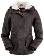 Outback Trading Womens Woodbury Jacket (2864) Brown 3XL  [GD]