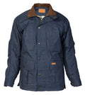 Outback Trading Mens Drover Dry Wax Jacket (6189) Navy S [SD]