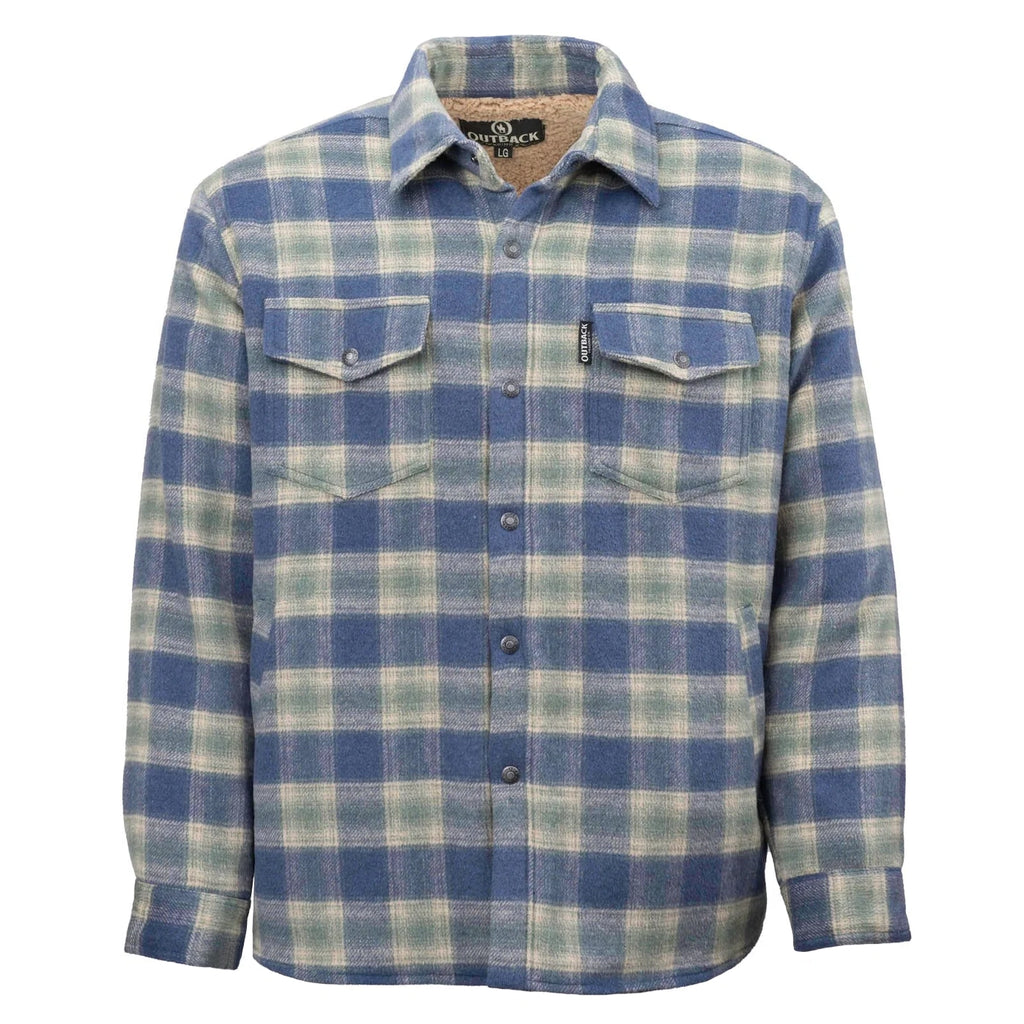 Outback Trading Mens Arden Jacket (29759) Blue