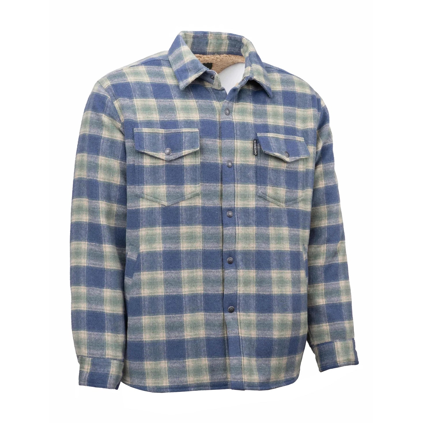 Outback Trading Mens Arden Jacket (29759) Blue