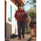 Outback Trading Mens Casey Hoodie (40133) Brick