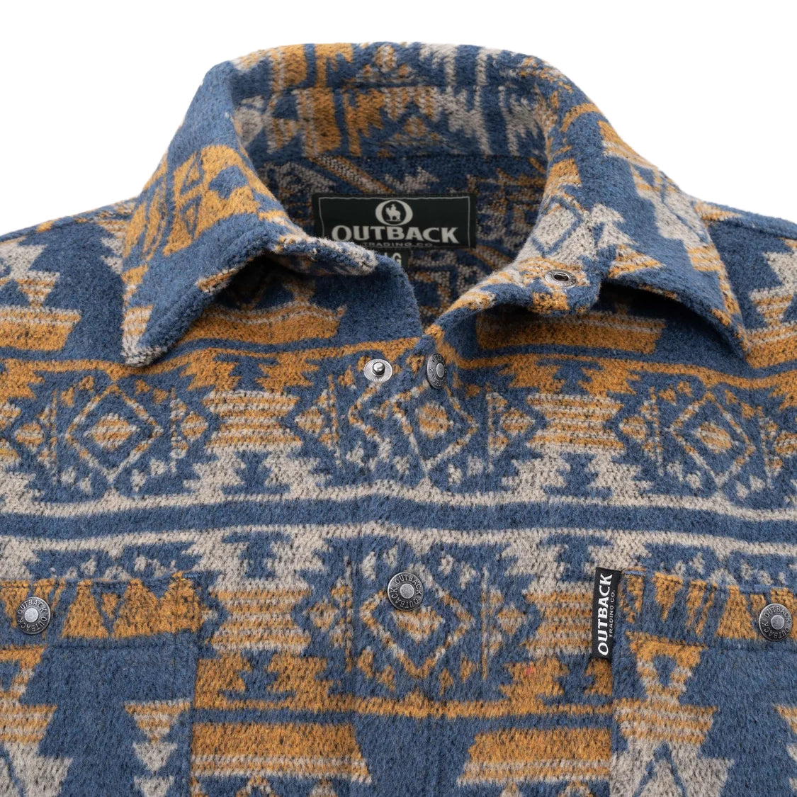 Outback Trading Mens Hudson Shirt Jacket (42720) Burnt Orange