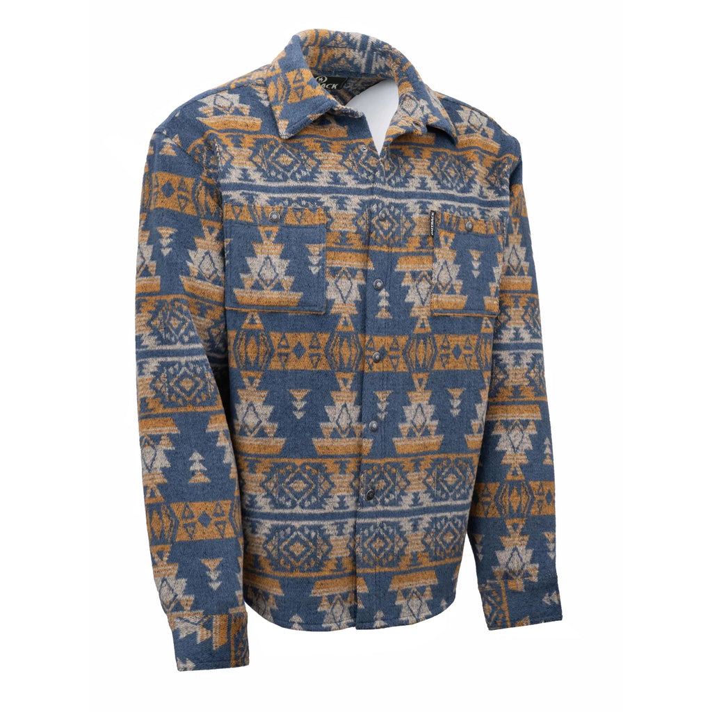 Outback Trading Mens Hudson Shirt Jacket (42720) Burnt Orange