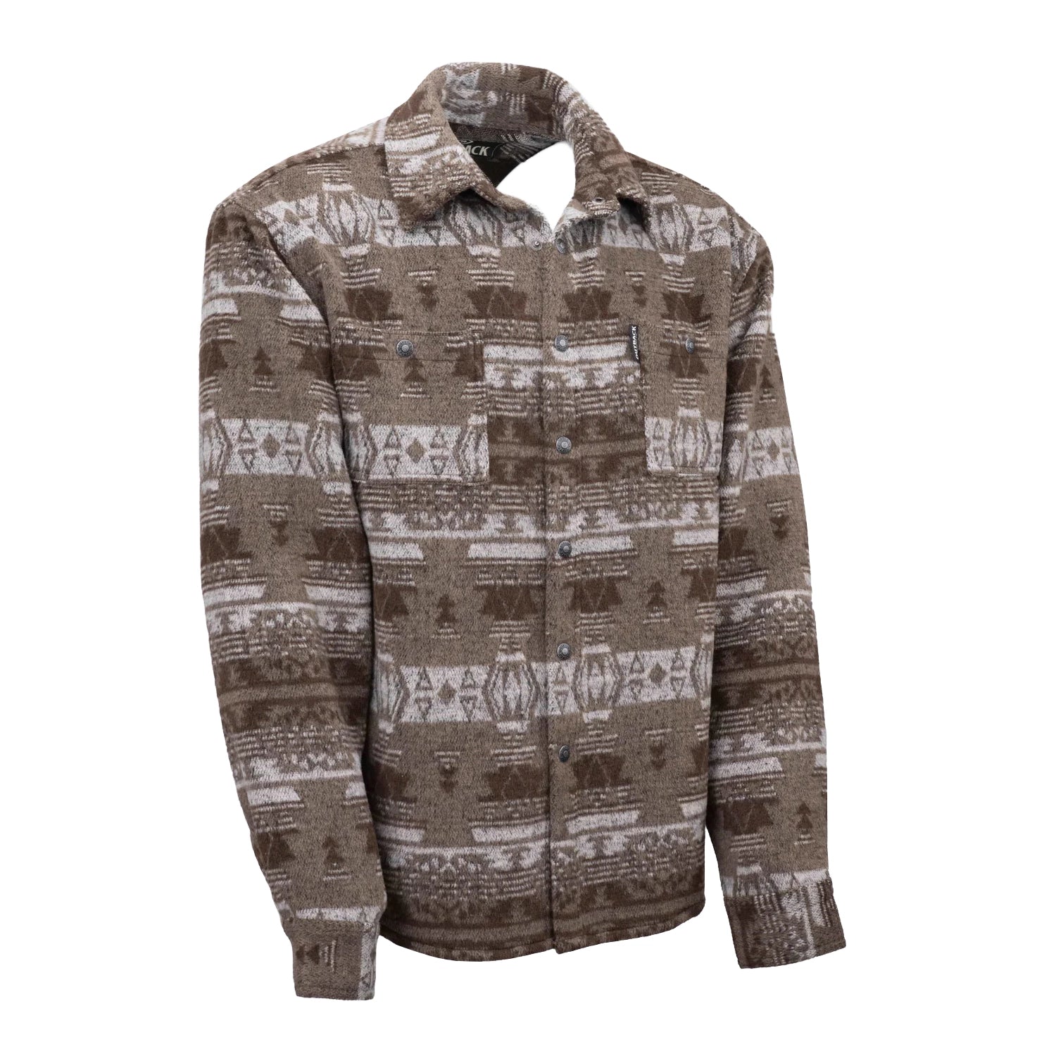 Outback Trading Mens Hudson Shirt Jacket (42720) Taupe