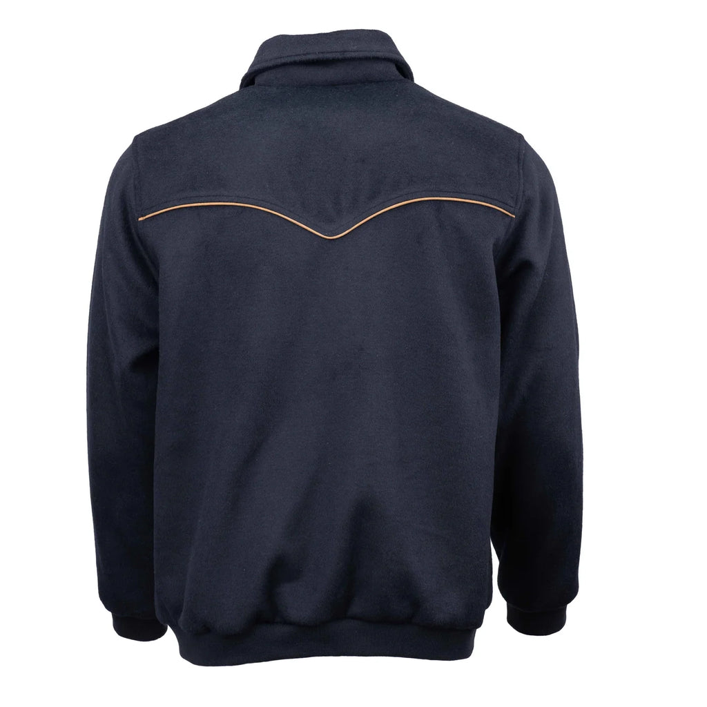 Outback Trading Mens Varsity Jacket (29929) Navy