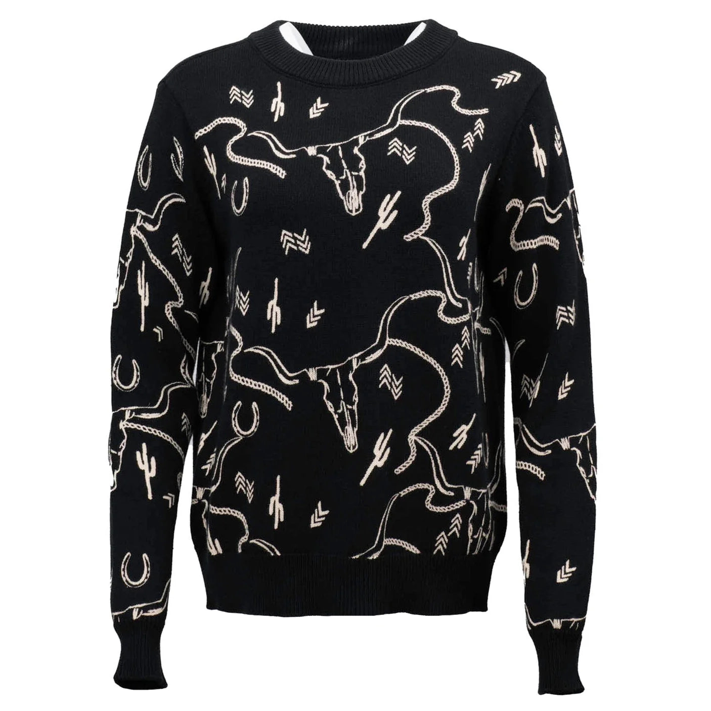 Outback Trading Womens Ainsley Sweater (40318) Black