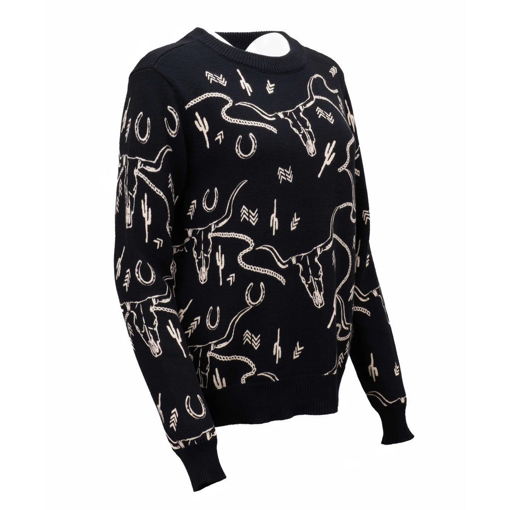 Outback Trading Womens Ainsley Sweater (40318) Black