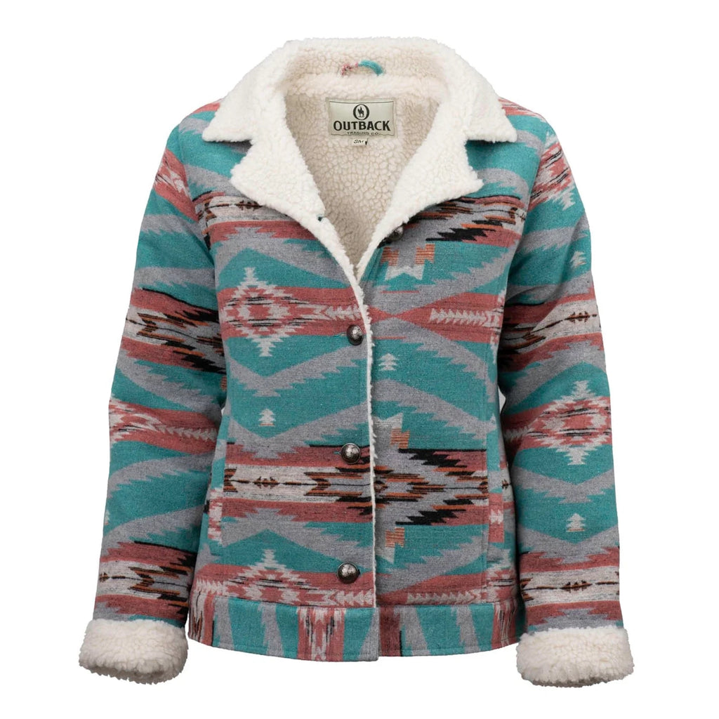 Outback Trading Womens Gemma Jacket (29855) Turquoise