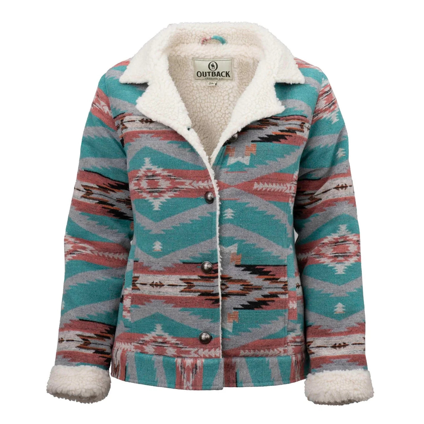 Outback Trading Womens Gemma Jacket (29855) Turquoise