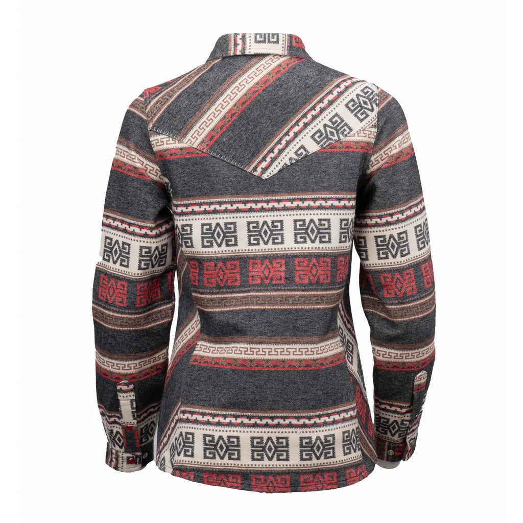 Outback Trading Womens Lorelei L/S Performance Shirt (42239) Red