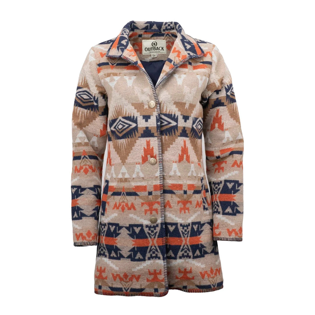 Outback Trading Womens Moree Jacket (29663) Navy