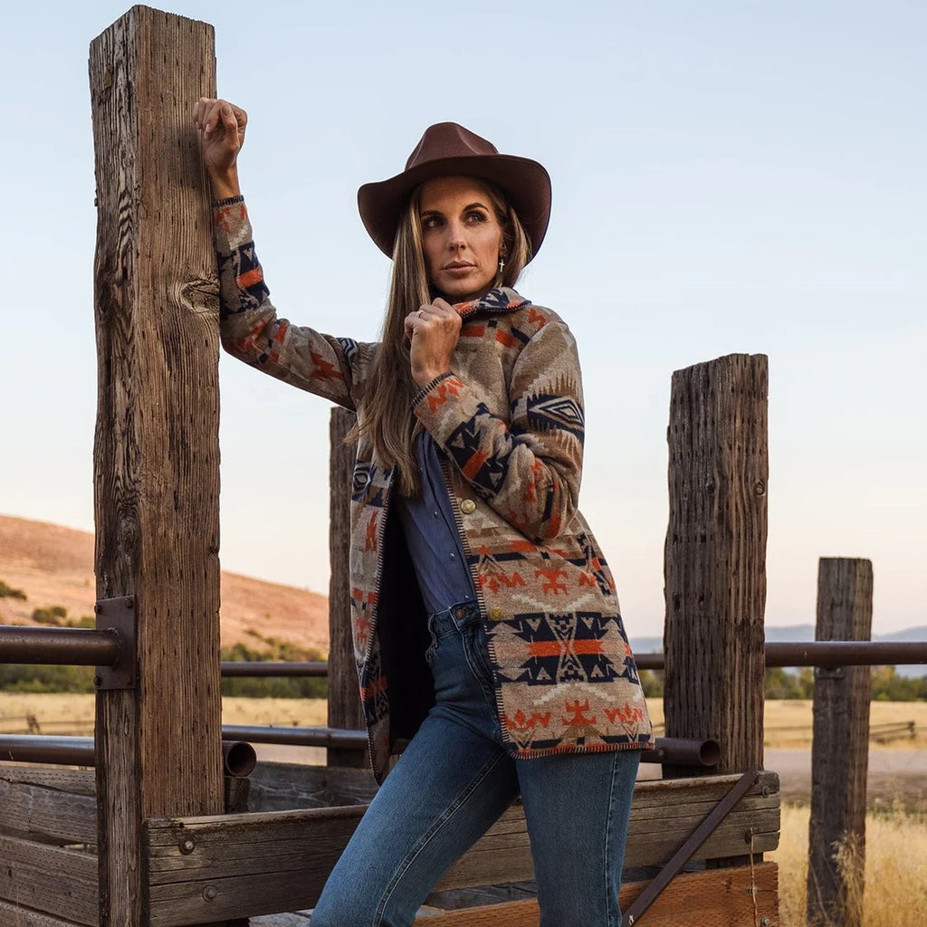Outback Trading Womens Moree Jacket (29663) Navy