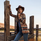 Outback Trading Womens Moree Jacket (29663) Navy