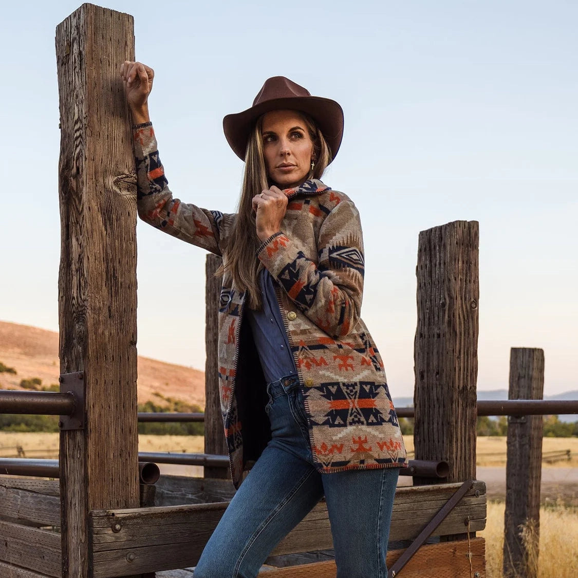 Outback Trading Womens Moree Jacket (29663) Navy