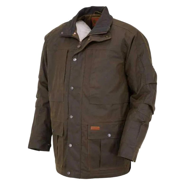Outback Trading Mens Deer Hunter Oilskin Jacket (2180) Bronze 