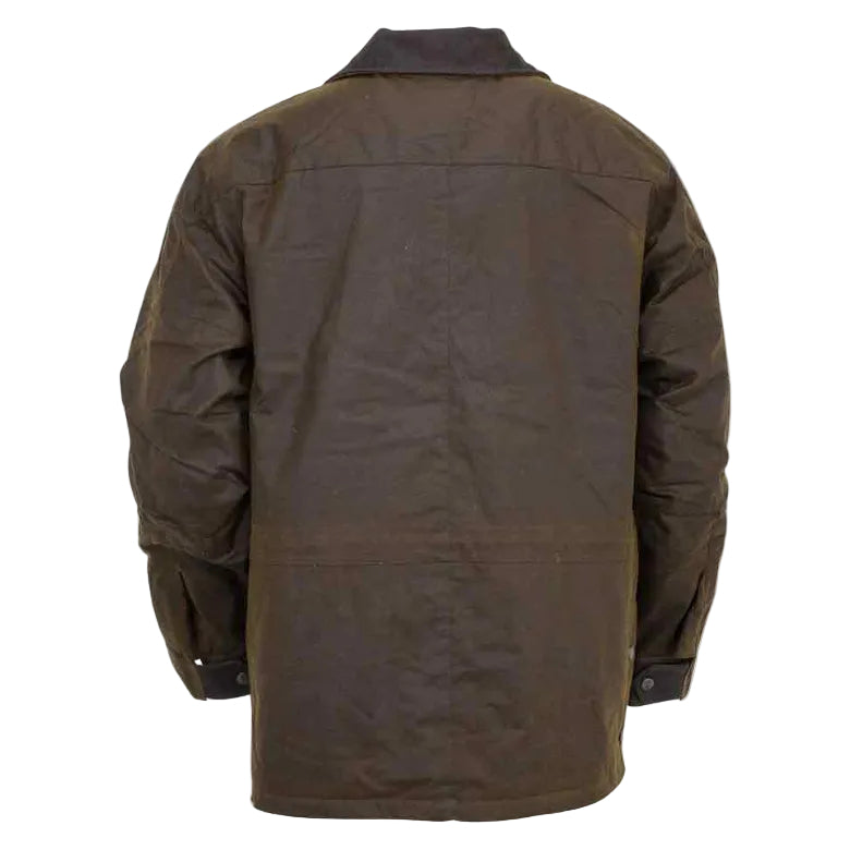 Outback Trading Mens Deer Hunter Oilskin Jacket (2180) Bronze 