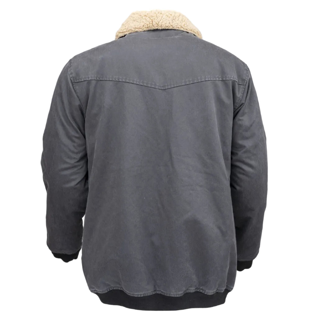 Outback Trading Mens Ezra Aviator Jacket (29872) Iron [SD]