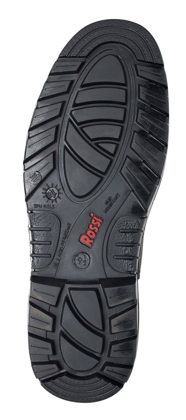 Rossi Mens Hercules Elastic Sided Safety Boots (795) Claret