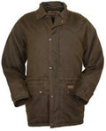 Outback Trading Mens Ranchers Oilskin Jacket (2802) Brown