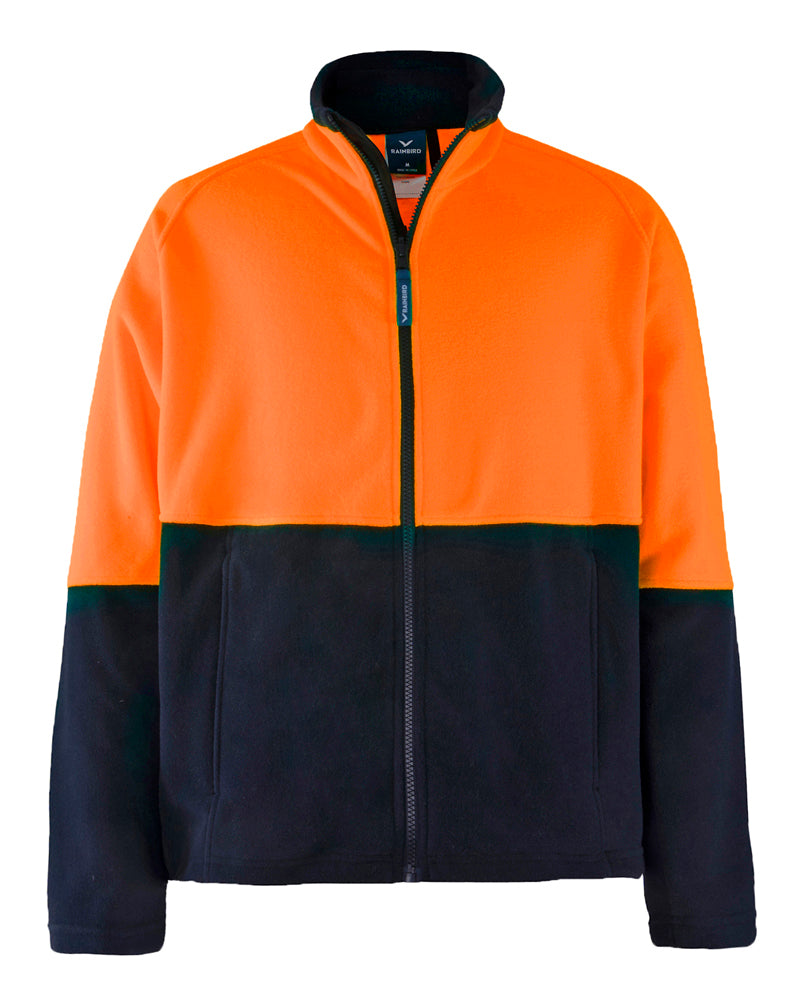 Rainbird Mens Hi Vis Nangu Jacket (8726F) Orange/Navy [GD]