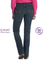 Wrangler Womens Ultimate Riding Jeans - Q-Baby - 34 Leg (WRQ20TB)