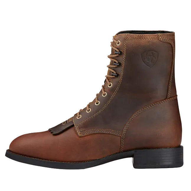 Ariat Mens Heritage Lacer Western Boots (10001988) Distressed Brown