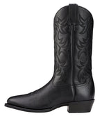 Ariat Mens Heritage R-Toe Western Boots (10002218) Black Deertan