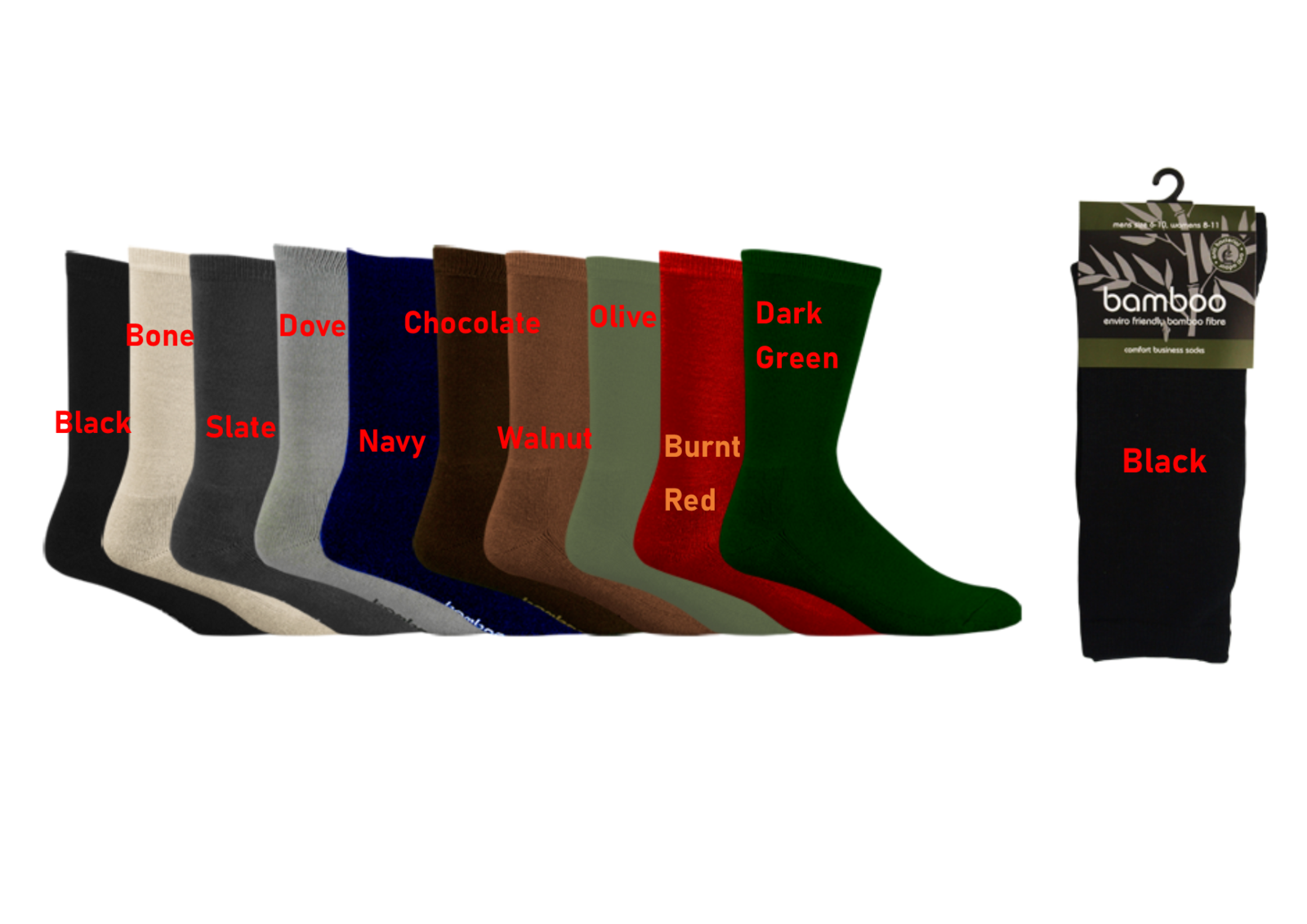 Bamboo Comfort Business Socks