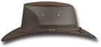 Barmah Canvas Drover Hat (1057BR) Brown