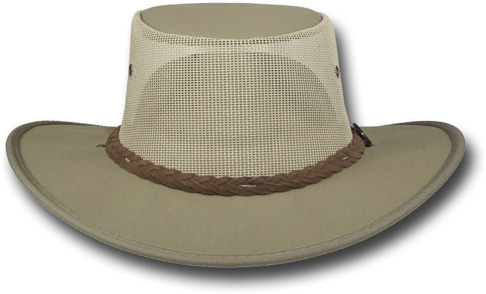 Barmah Canvas Drover Hat (1057KH) Khaki