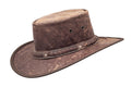 Barmah Squashy Kangaroo Crackle Hat (1018HC) Hickory