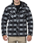 CAT Mens Active Work Jacket (1313058) Grey/Black Plaid